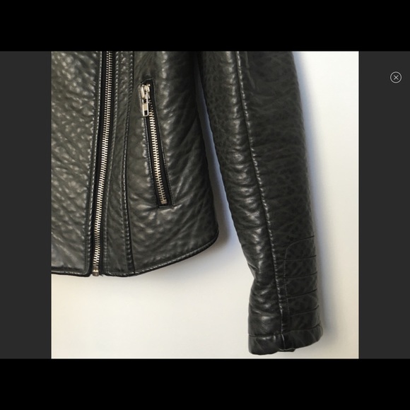 Mavi Charcoal Grey Vegan Leather Jacket - Picture 8 of 13